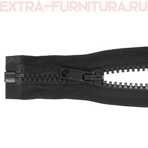 Молния Трактор Т5 1 замок, дл.30 см, цв.черный, усил. звено (кл.А)