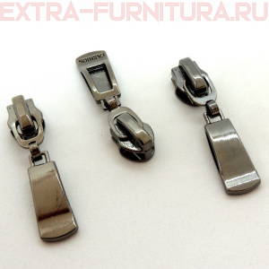 Бегунок декоративный автомат СП7 черный никель №1 (уп. 50 шт.)