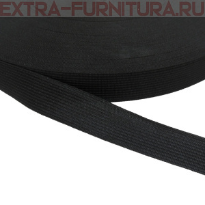 Лента окантовочная 22 мм цв. черный, уп.100м (пл.3,8 гр) Ф
