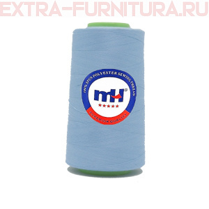 Нитки МН 40/2 п/э  5000 ярдов №327 голубой