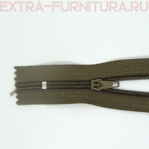 Молния Спираль н/р Т4, дл.18 см, цв.327 темно-оливковый