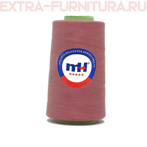 Нитки МН 40/2 п/э  5000 ярдов №549 т. розовый *