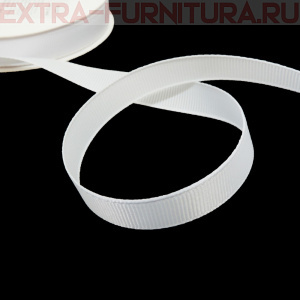  Лента репсовая IDEAL шир. 12 мм цв.029 белый, уп.27,42м