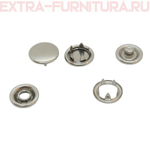 Кнопка рубашечная 9,5мм, цв. никель (уп.1440шт) №382 Newstar