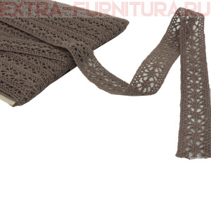 Тесьма вязаная арт.15.01.099 шир.15мм, цв.21 какао, уп.10м