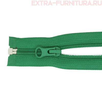 Молния Спираль разъемная дл. 70см, Т5, цв.258 зеленый LOGO