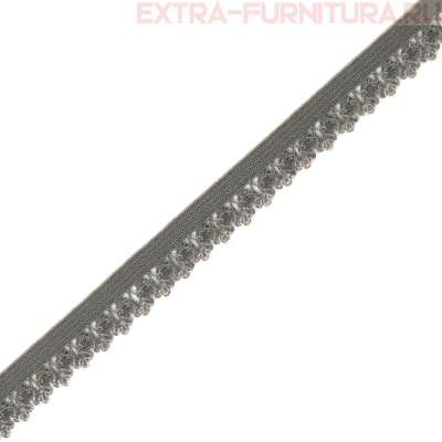 Резинка ажурная 12мм, арт.TBY-S222 цв.шиншила (уп.100м)