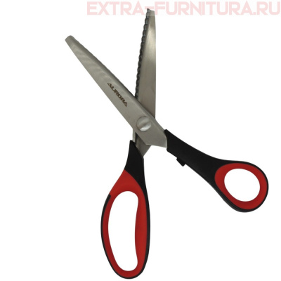 Ножницы Aurora зиг-заг 23см, шаг зубчика 5мм AU 489А