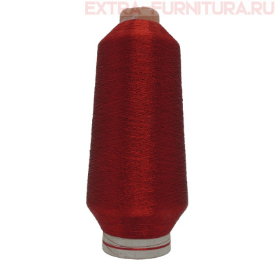 Нитки Euron MR 120 5000м вышивальные металлизированные цв. красный B-202