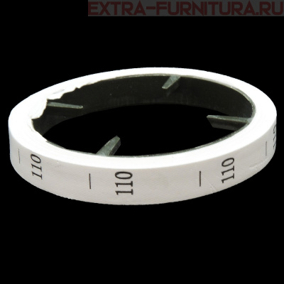 Размерник р-р 110, цв. белый, рул. 300 шт.