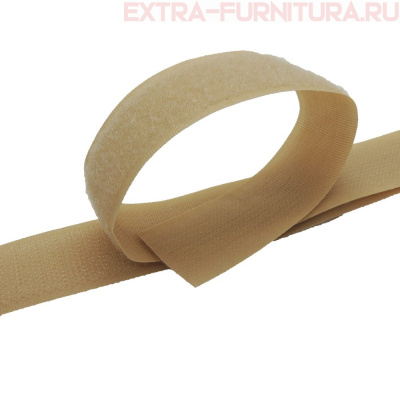 Лента контакт 20мм цв.бежевый 068 (25м)