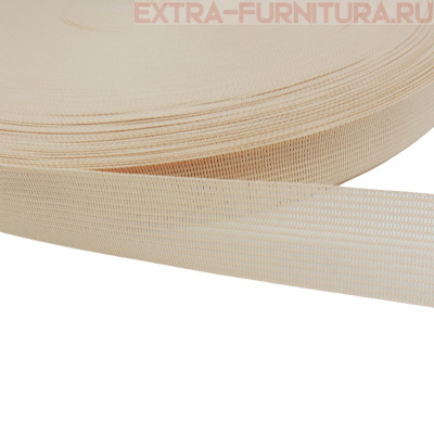 Лента окантовочная 23 мм цв.бежевый 189, уп.100м (пл.3,6+/-0,2 гр/м)