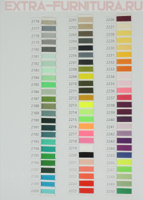 Карта цветов Euron №2 нитки текстурир. филамент